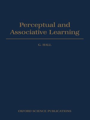 cover image of Perceptual and Associative Learning
